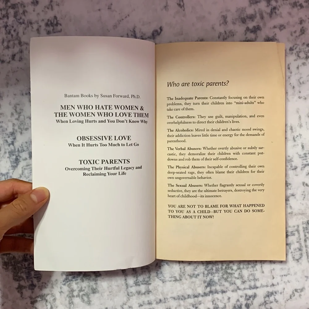 Toxic Parents: Overcoming Their Hurtful Legacy and Reclaiming Your Life by Craig